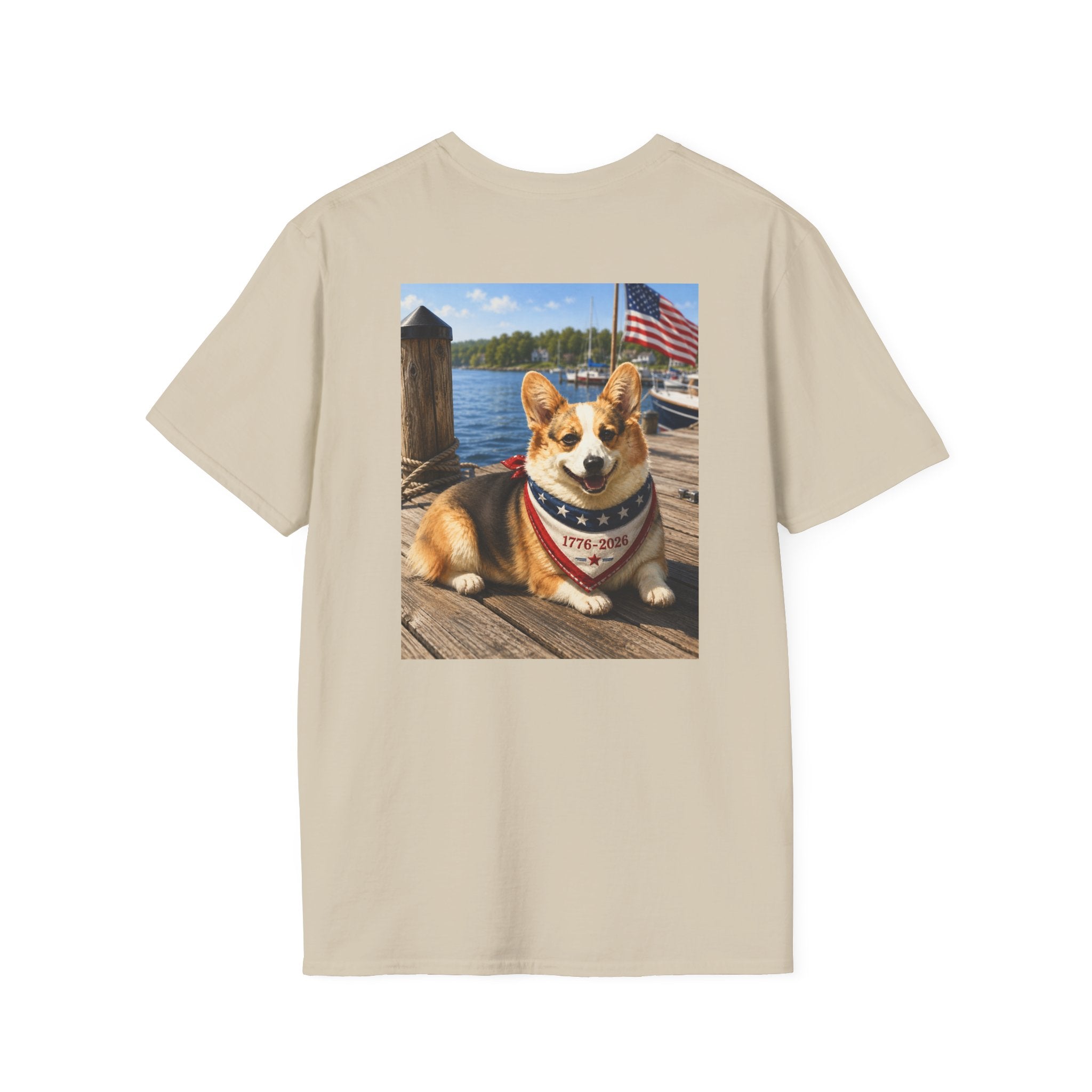 Red, White and Blue Corgi Shirt