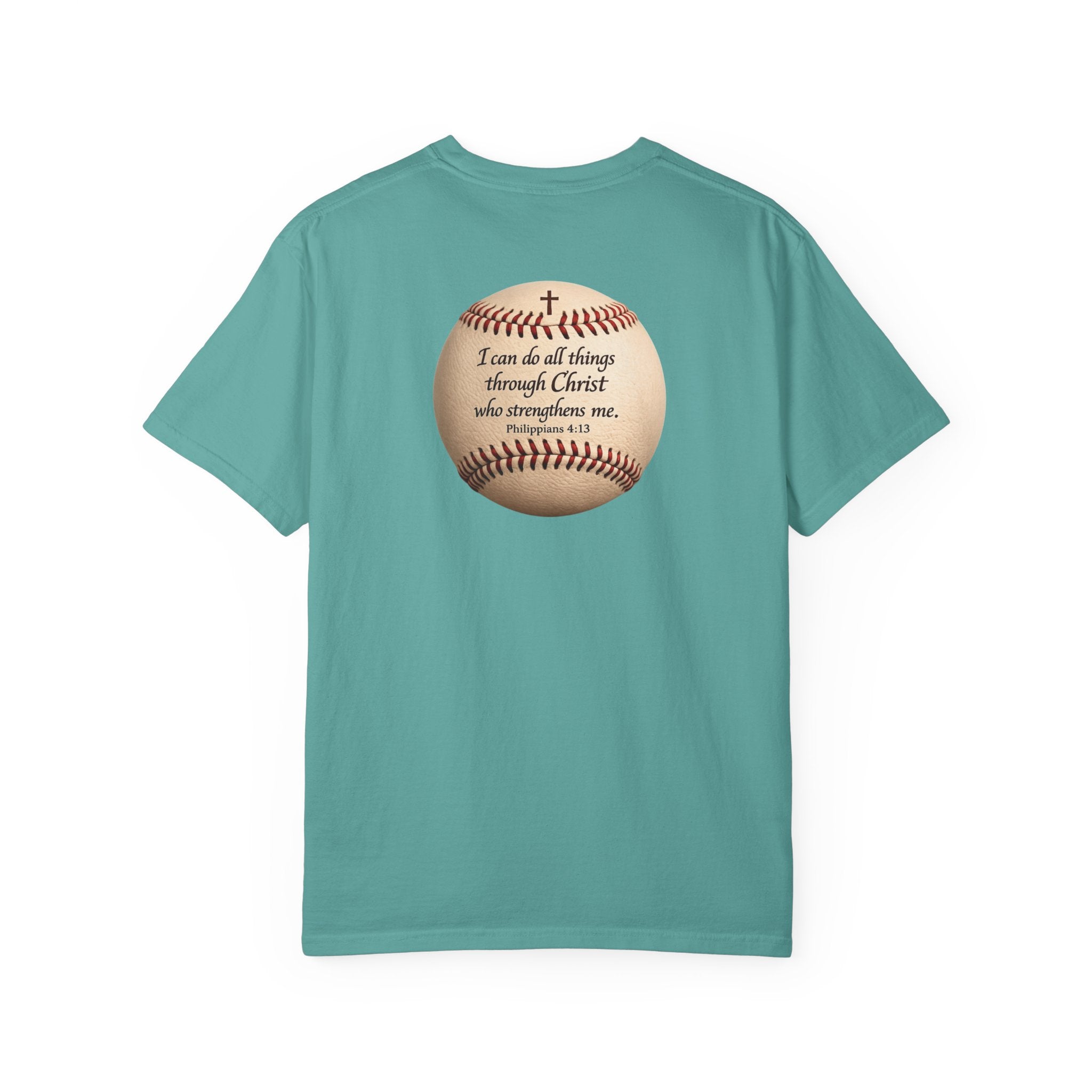 Baseball "I can do all things" Adult Tee