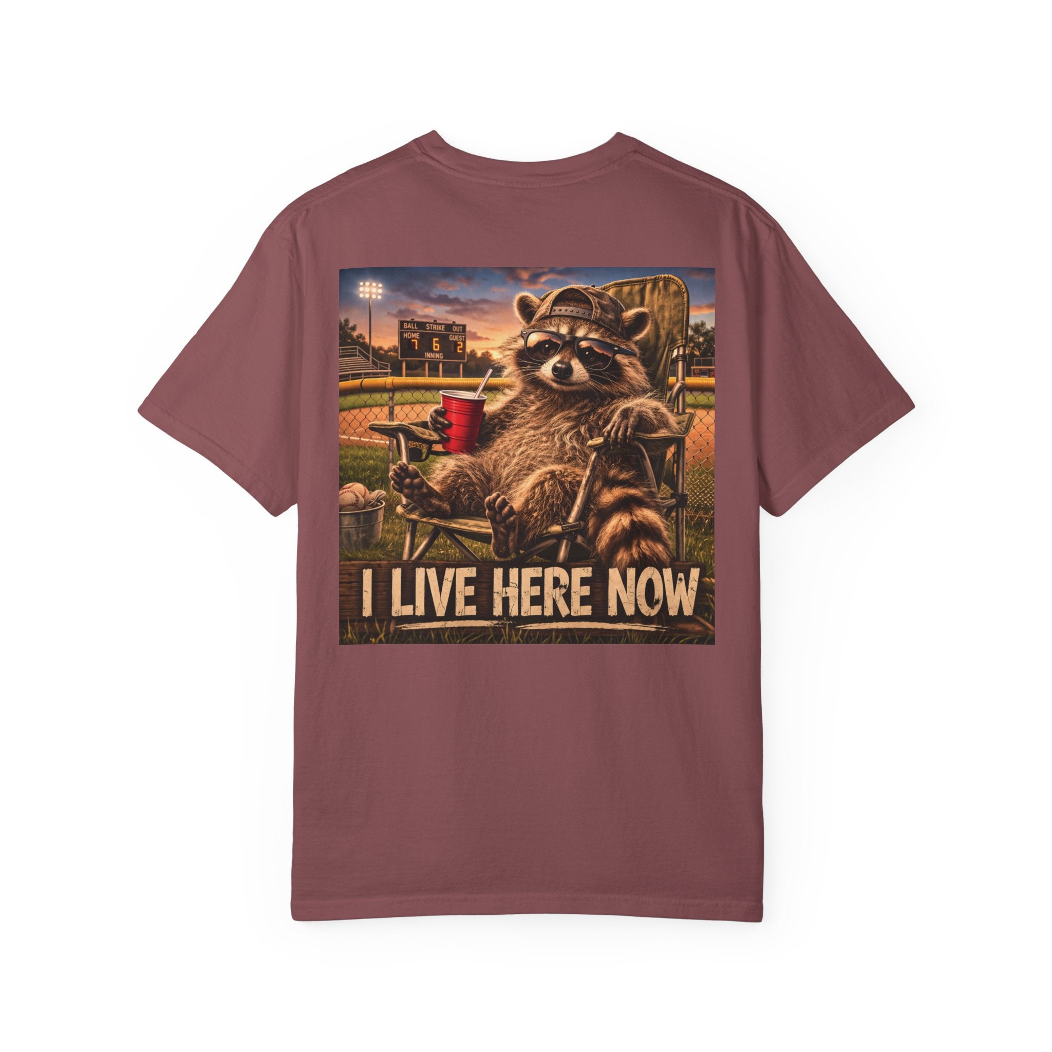 "I live here now" Dad shirt