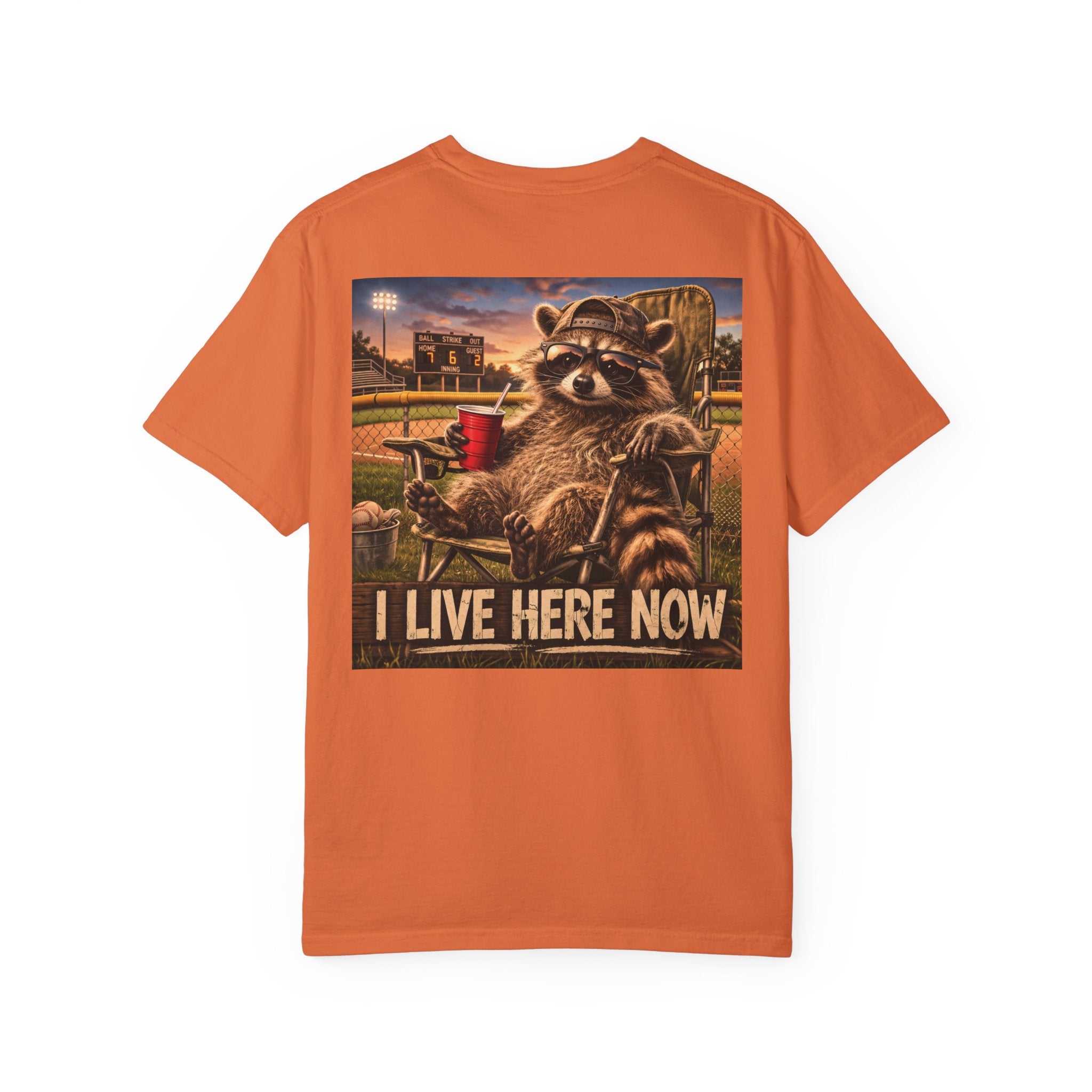 "I live here now" Dad shirt