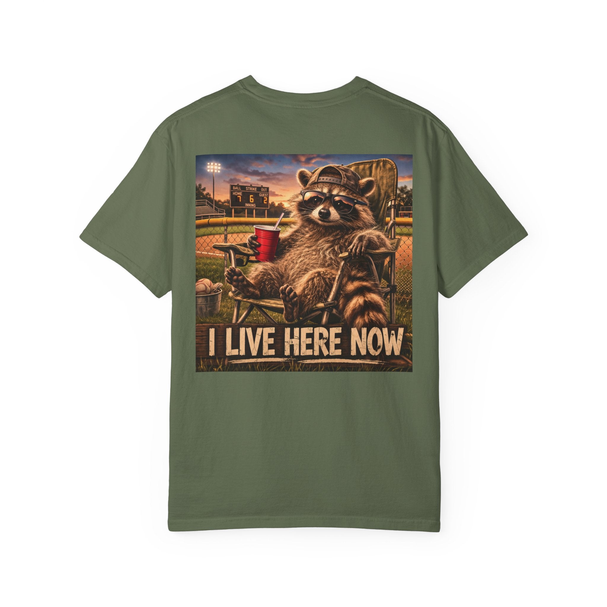"I live here now" Dad shirt