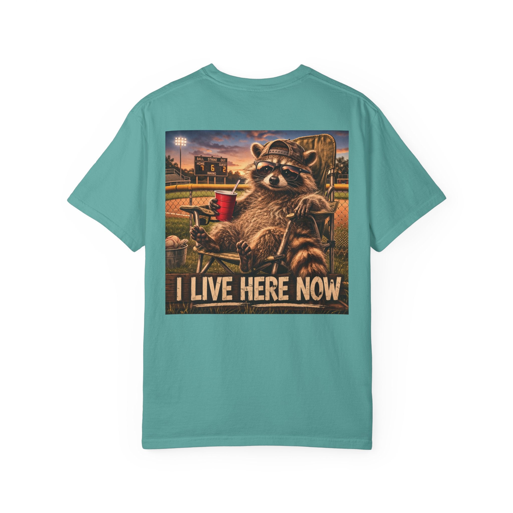 "I live here now" Dad shirt