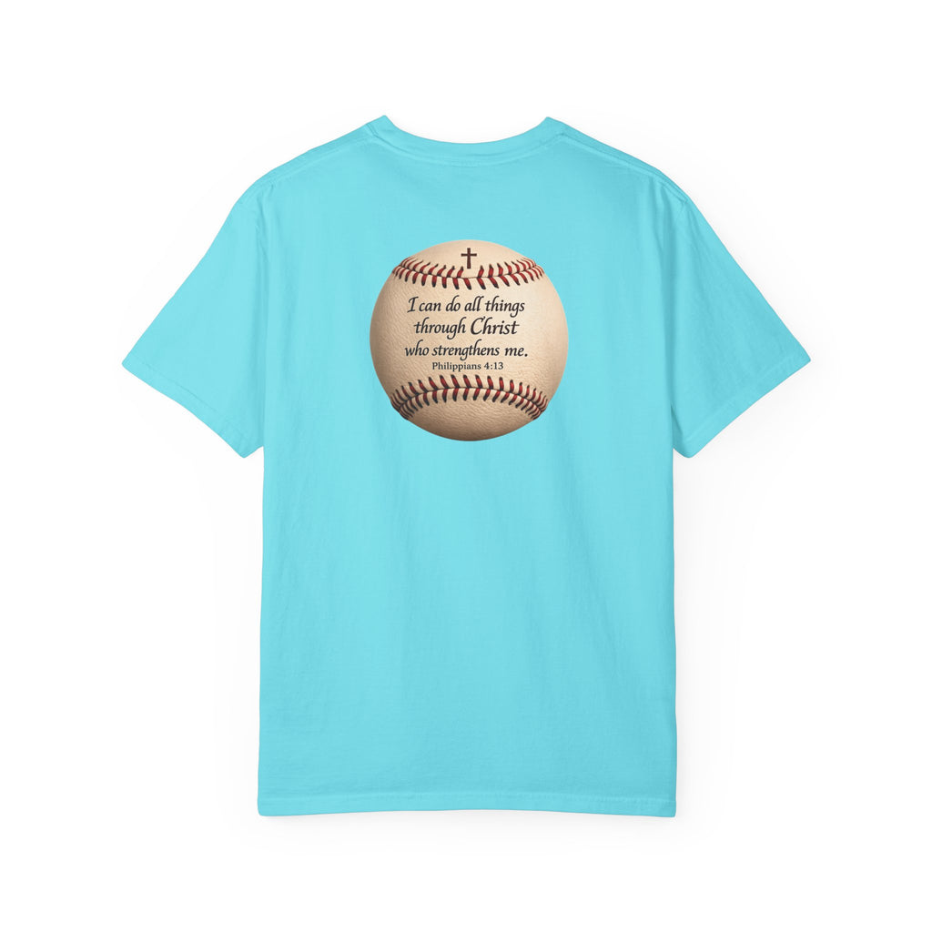 Baseball "I can do all things" Adult Tee