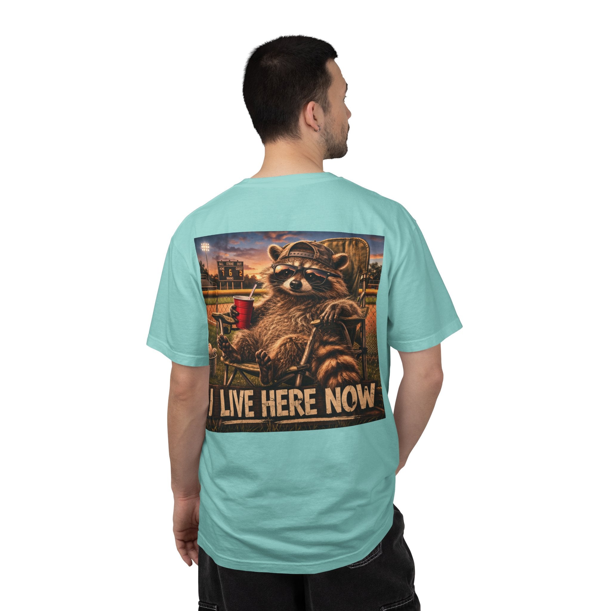 "I live here now" Dad shirt