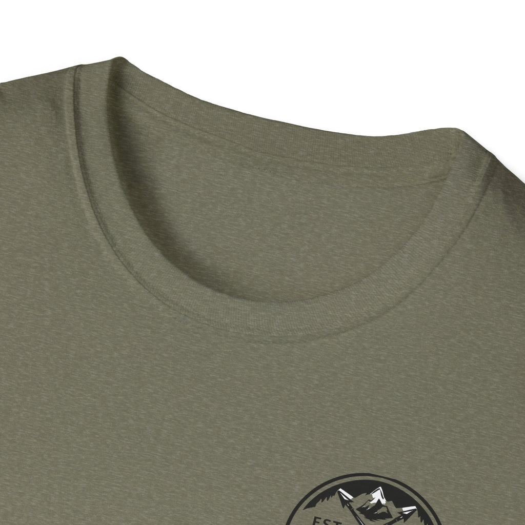 I Believe cross design Youth Tee | Trailhead mountain logo