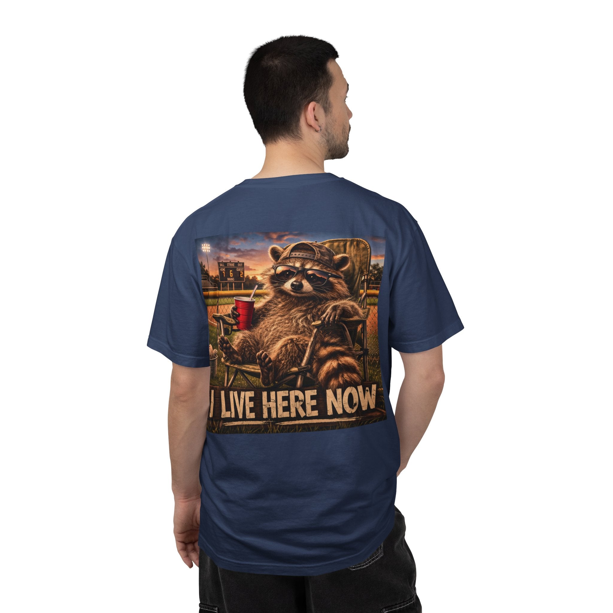 "I live here now" Dad shirt