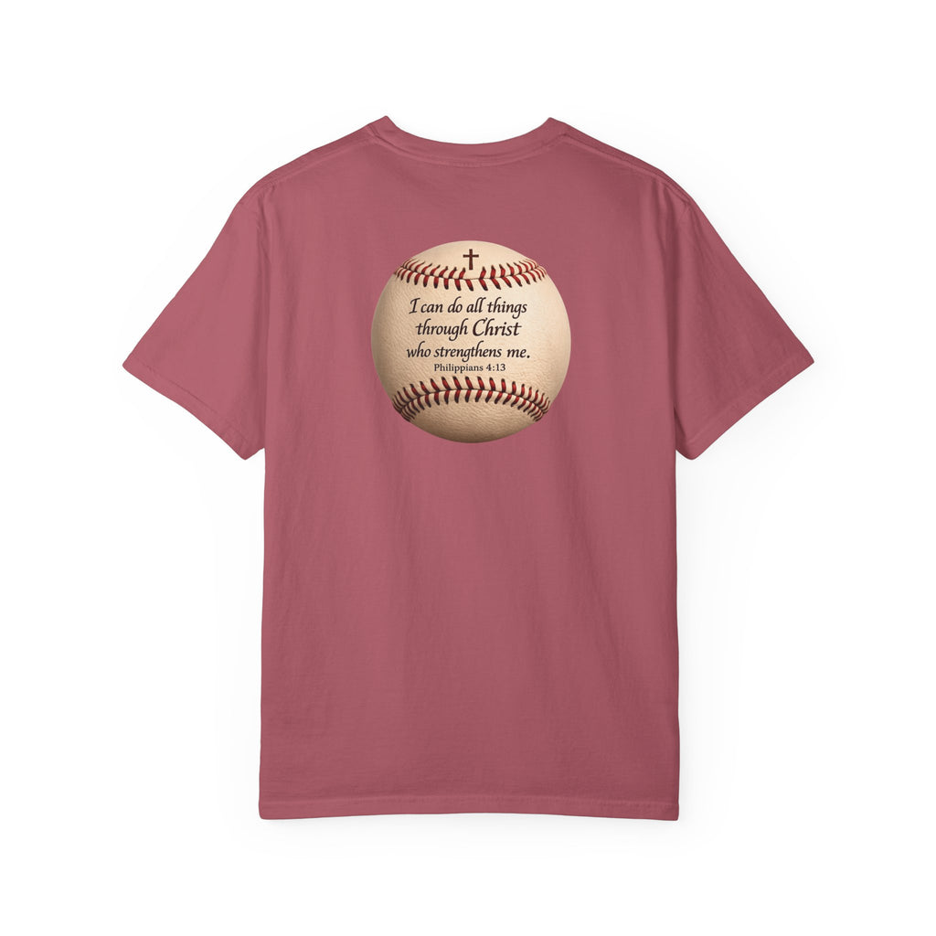 Baseball "I can do all things" Adult Tee