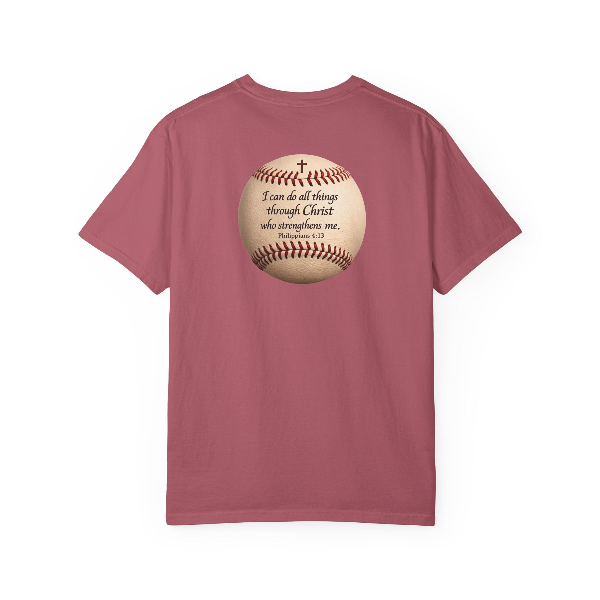Baseball "I can do all things" Adult Tee