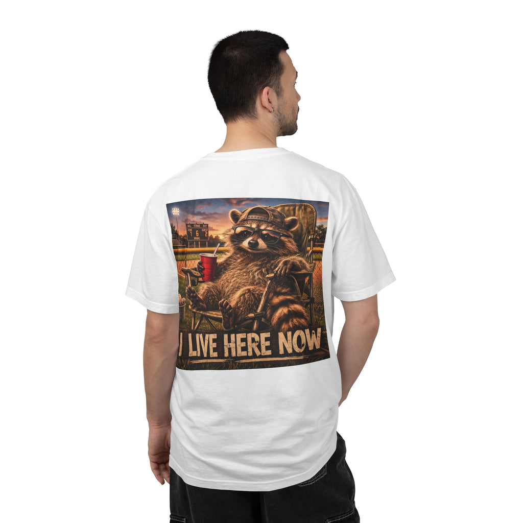 "I live here now" Dad shirt