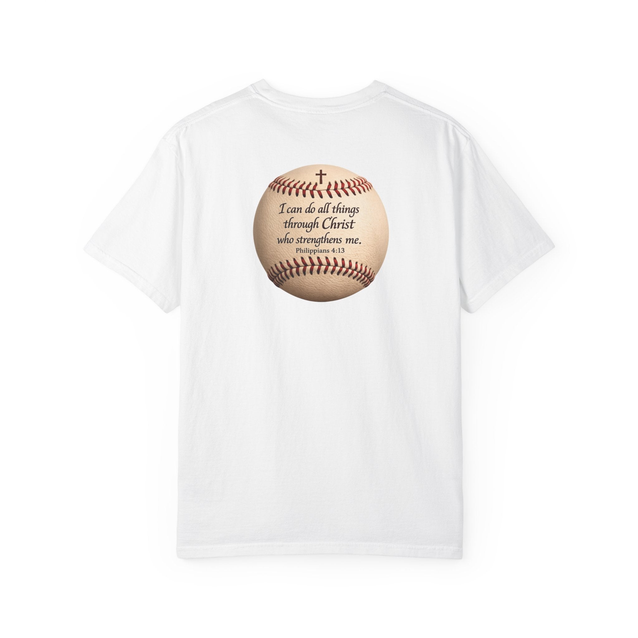Baseball "I can do all things" Adult Tee