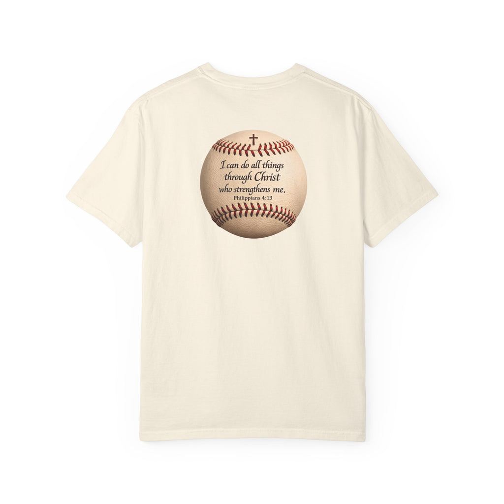 Baseball "I can do all things" Adult Tee