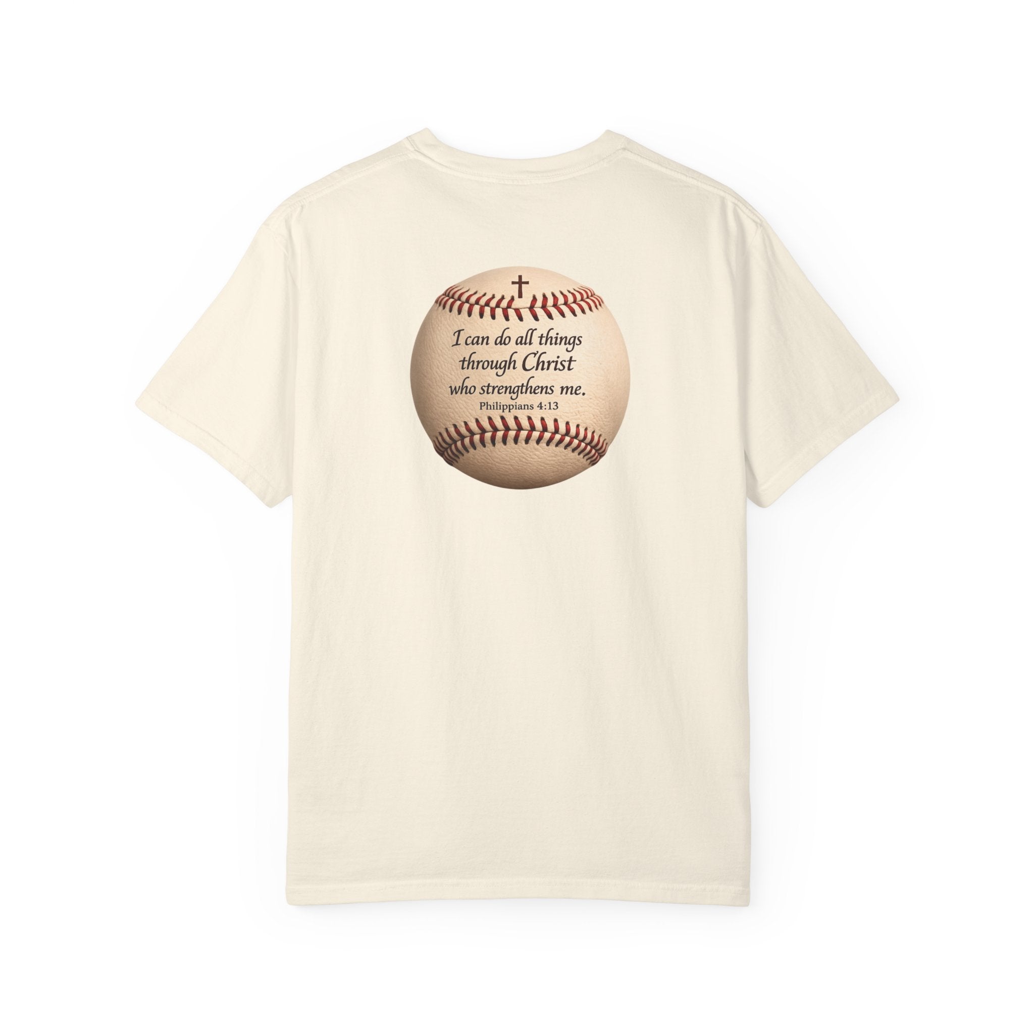 Baseball "I can do all things" Adult Tee