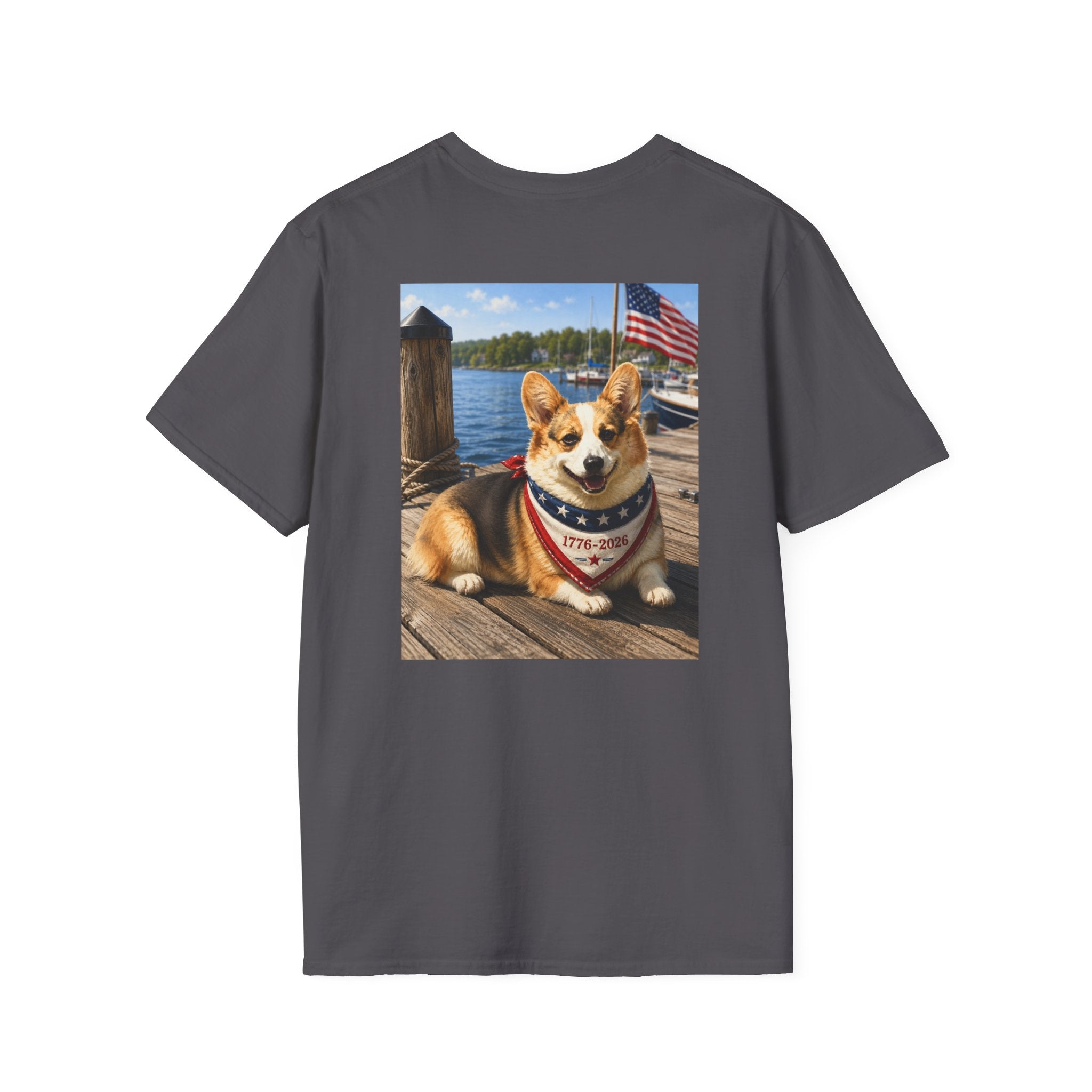 Red, White and Blue Corgi Shirt