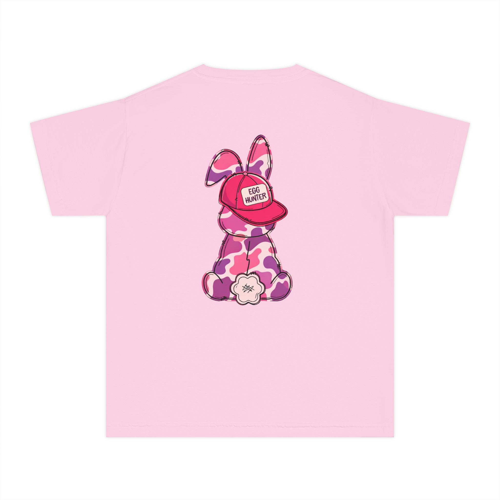 "Egg Hunter" (pink/purple) Youth Tee