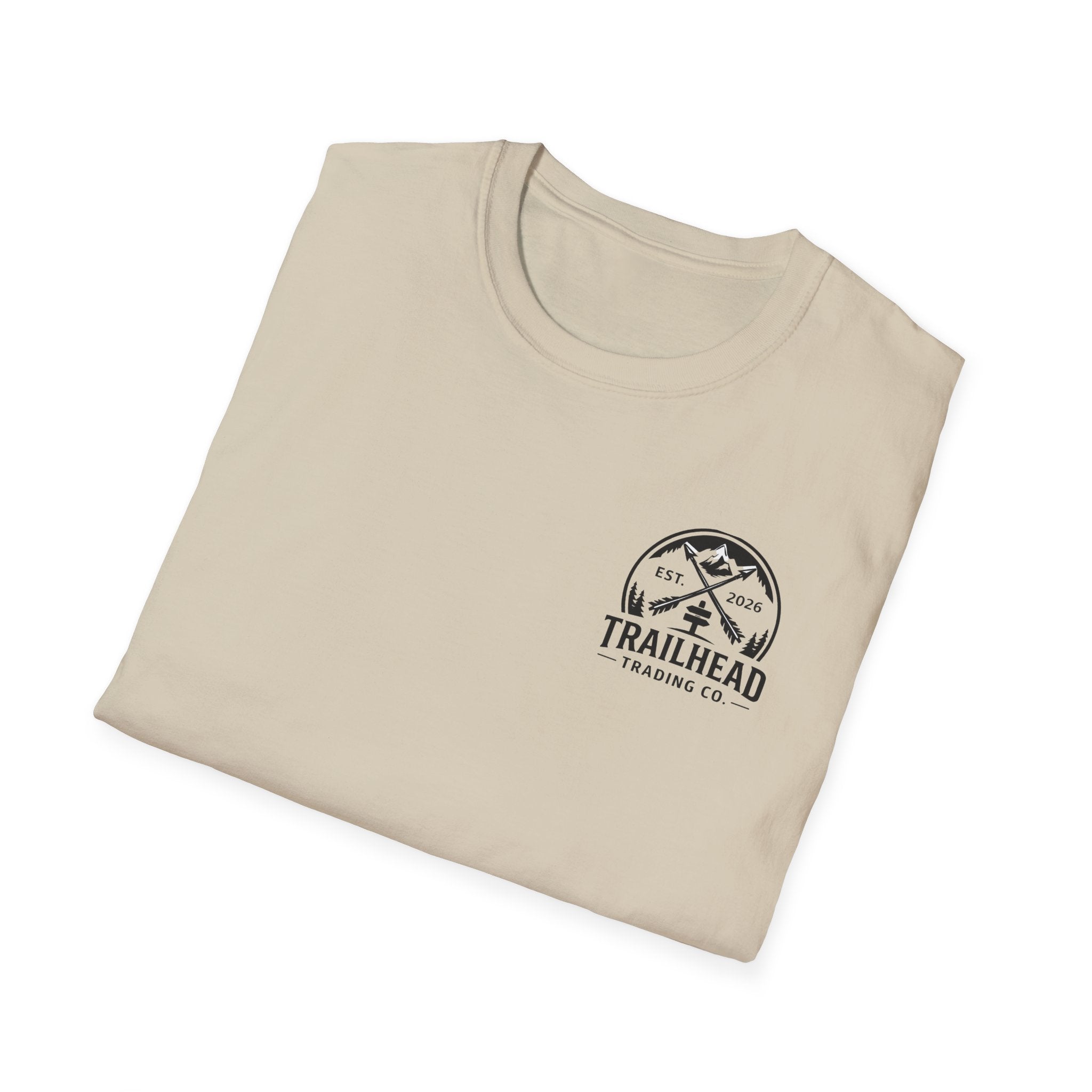 I Believe cross design Youth Tee | Trailhead mountain logo
