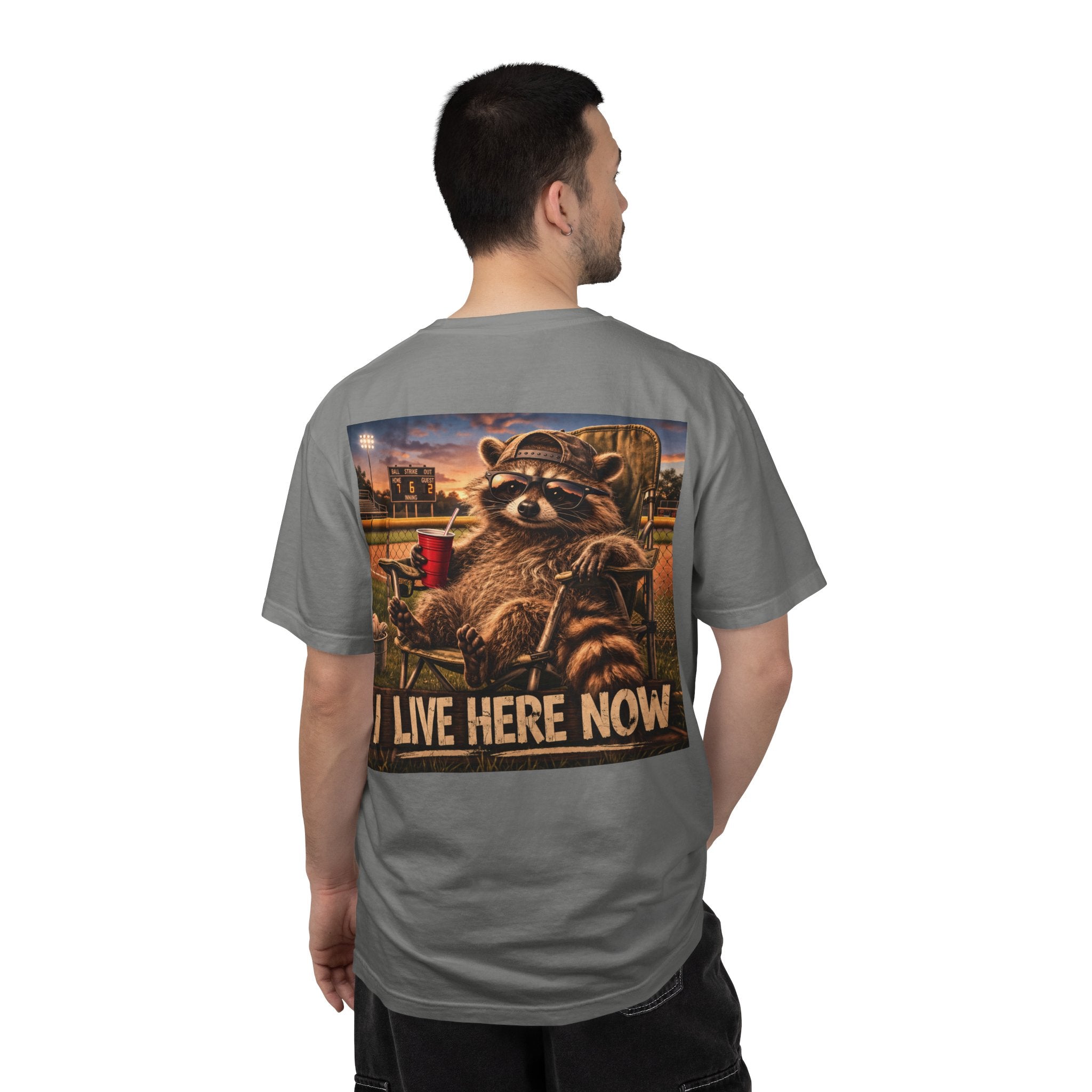 "I live here now" Dad shirt