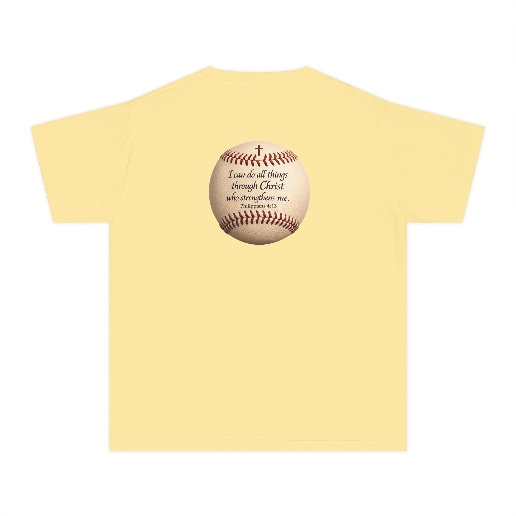 Baseball "I can do all things" Youth Tee