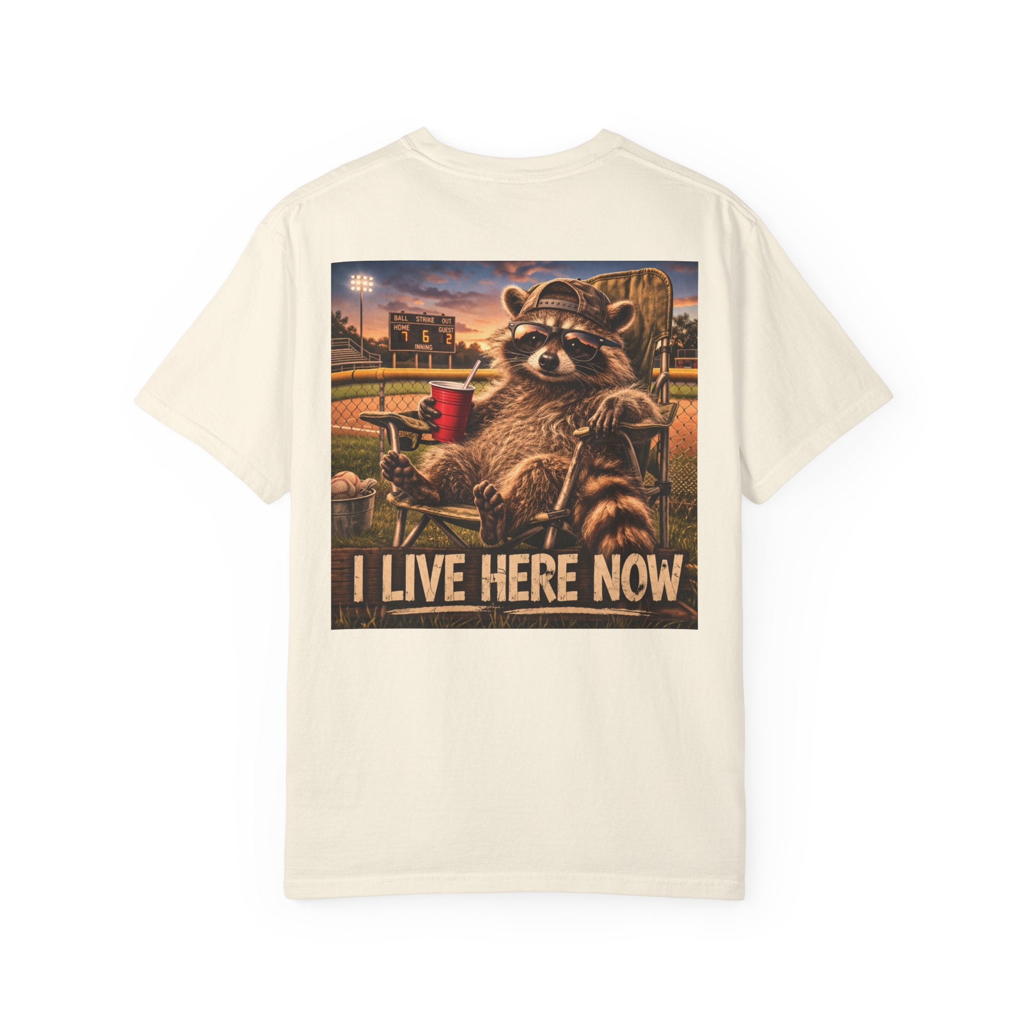 "I live here now" Dad shirt