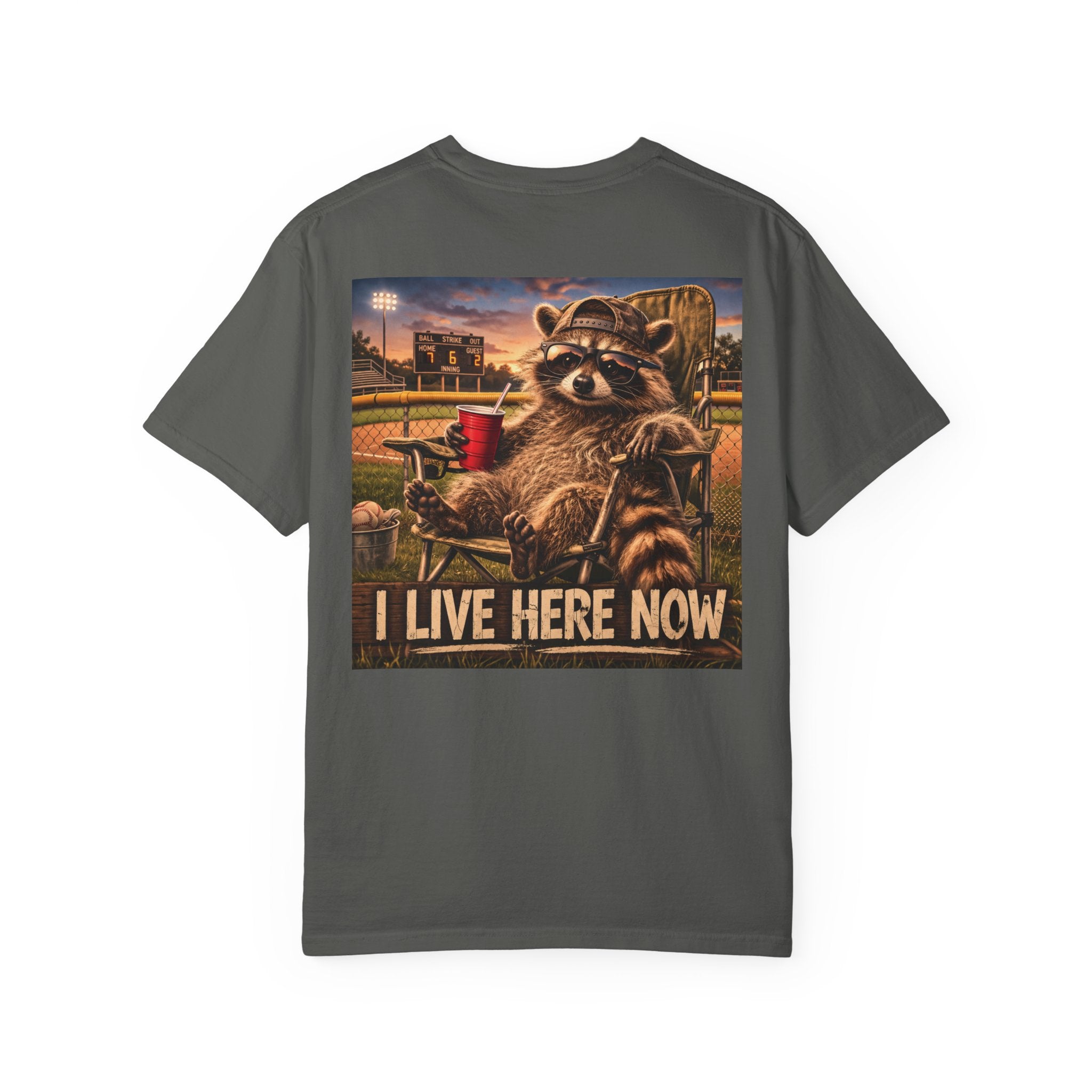 "I live here now" Dad shirt