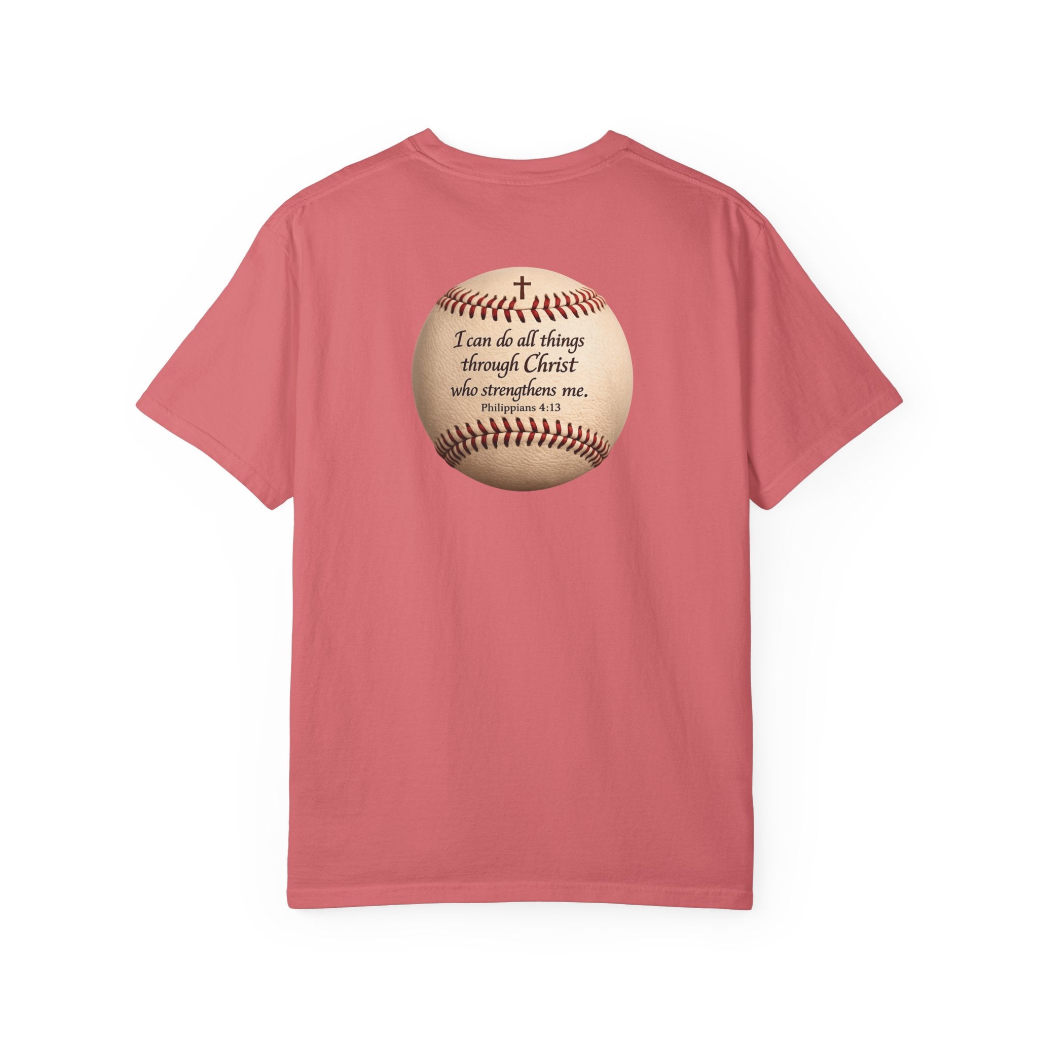 Baseball "I can do all things" Adult Tee