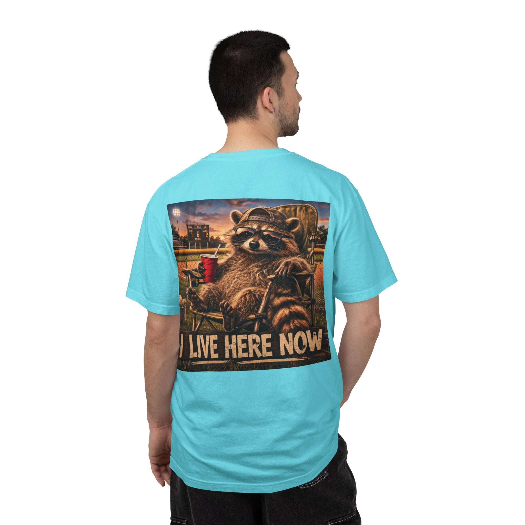"I live here now" Dad shirt