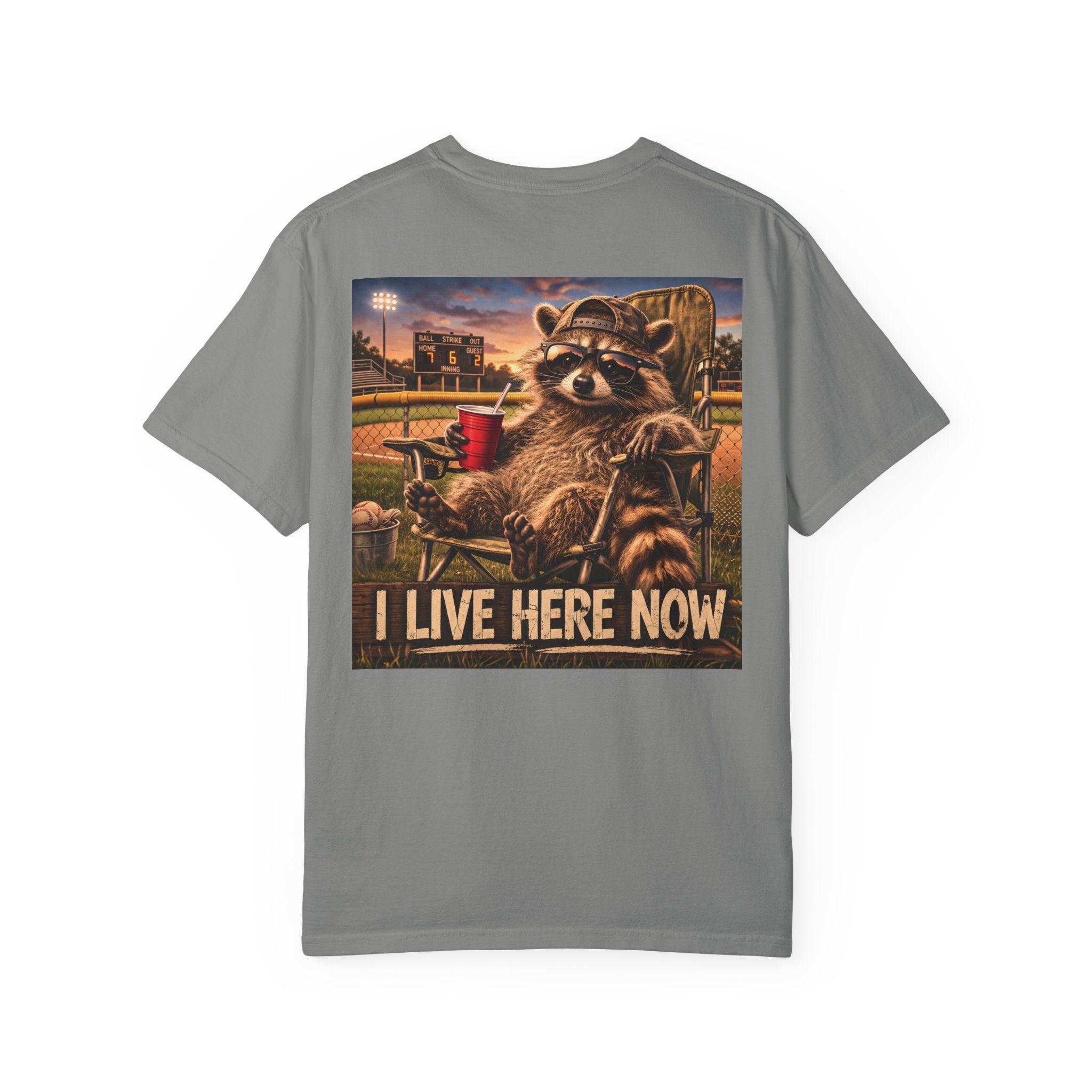 "I live here now" Dad shirt