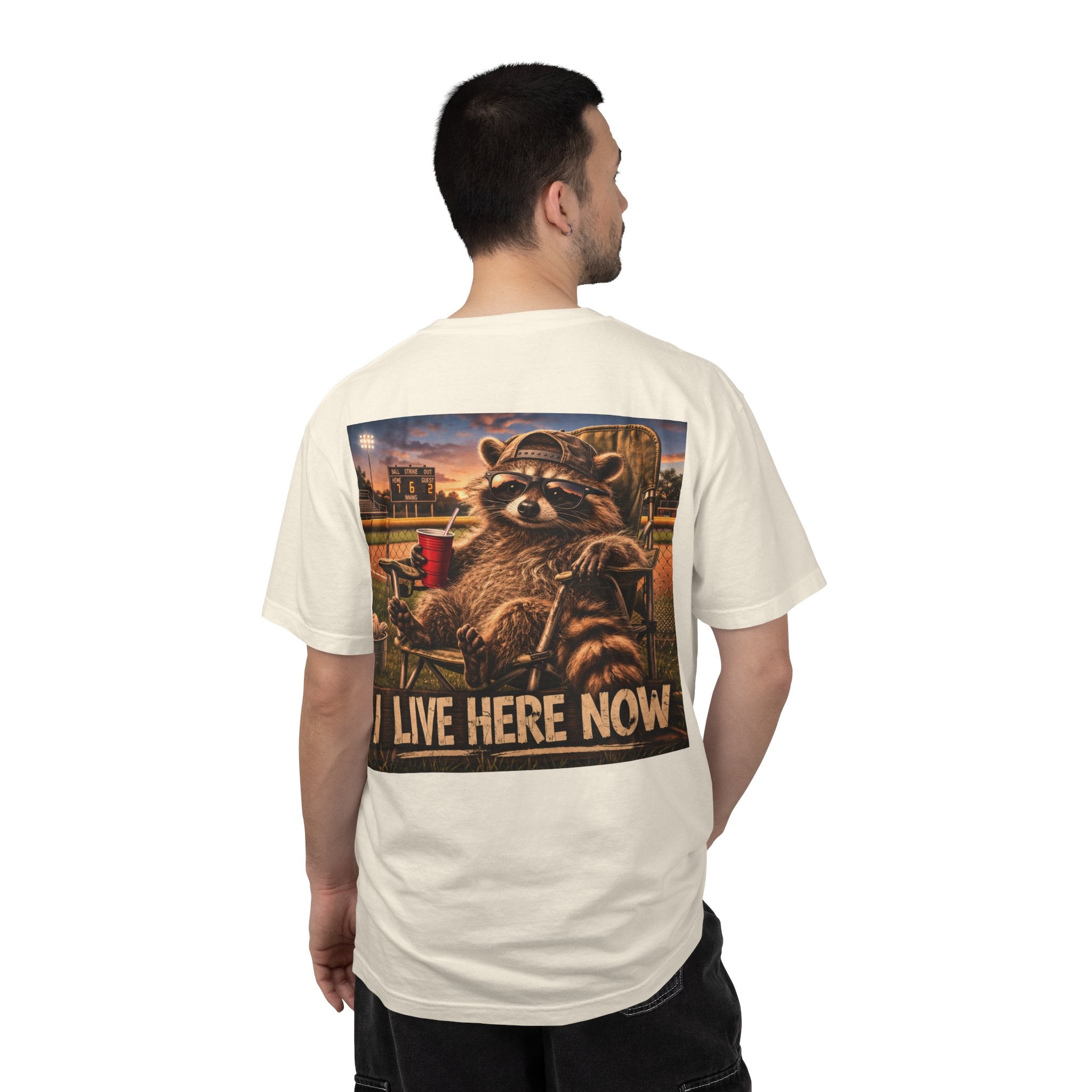 "I live here now" Dad shirt