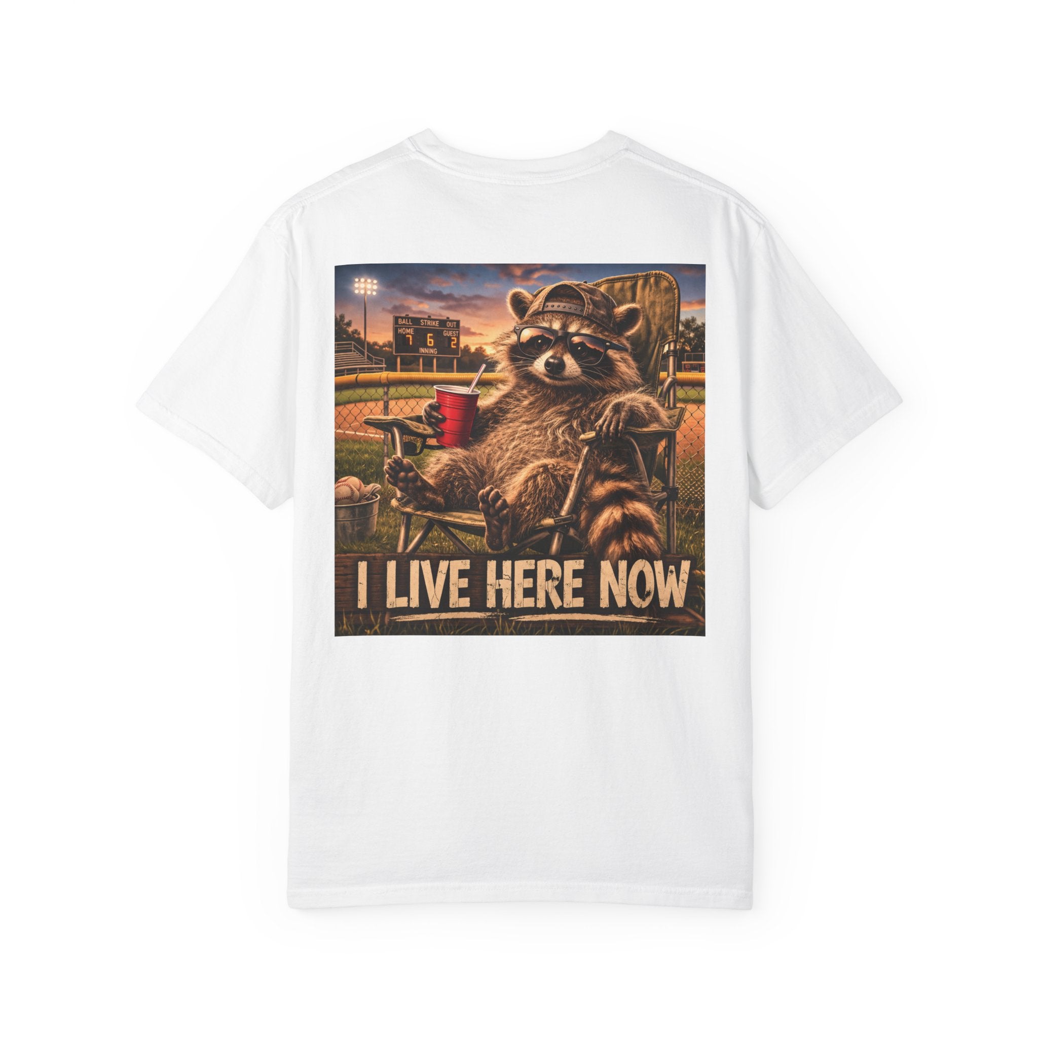 "I live here now" Dad shirt