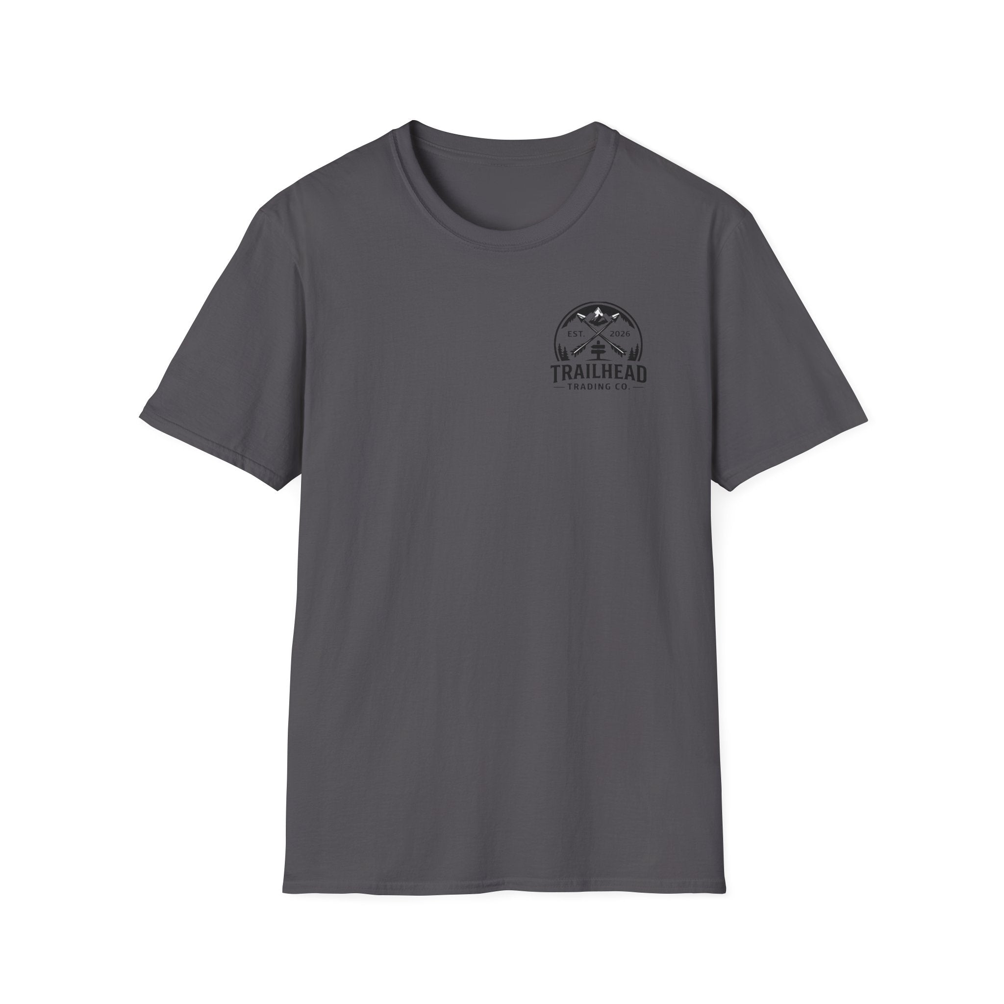 I Believe cross design Youth Tee | Trailhead mountain logo