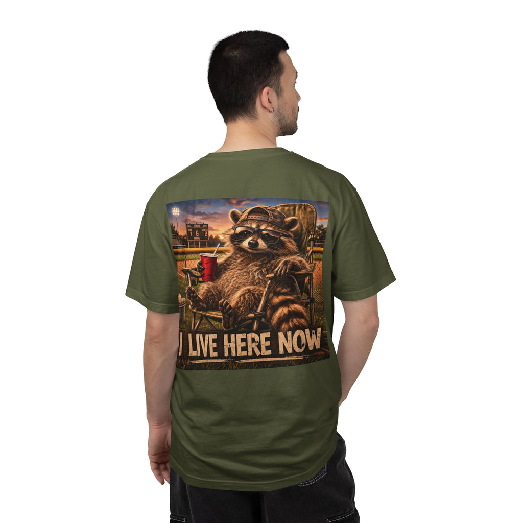 "I live here now" Dad shirt
