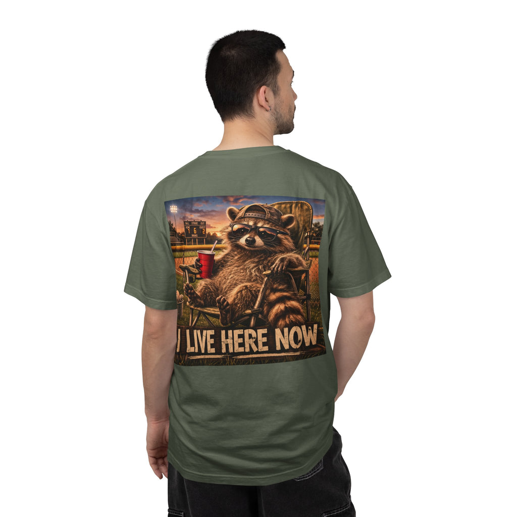 "I live here now" Dad shirt