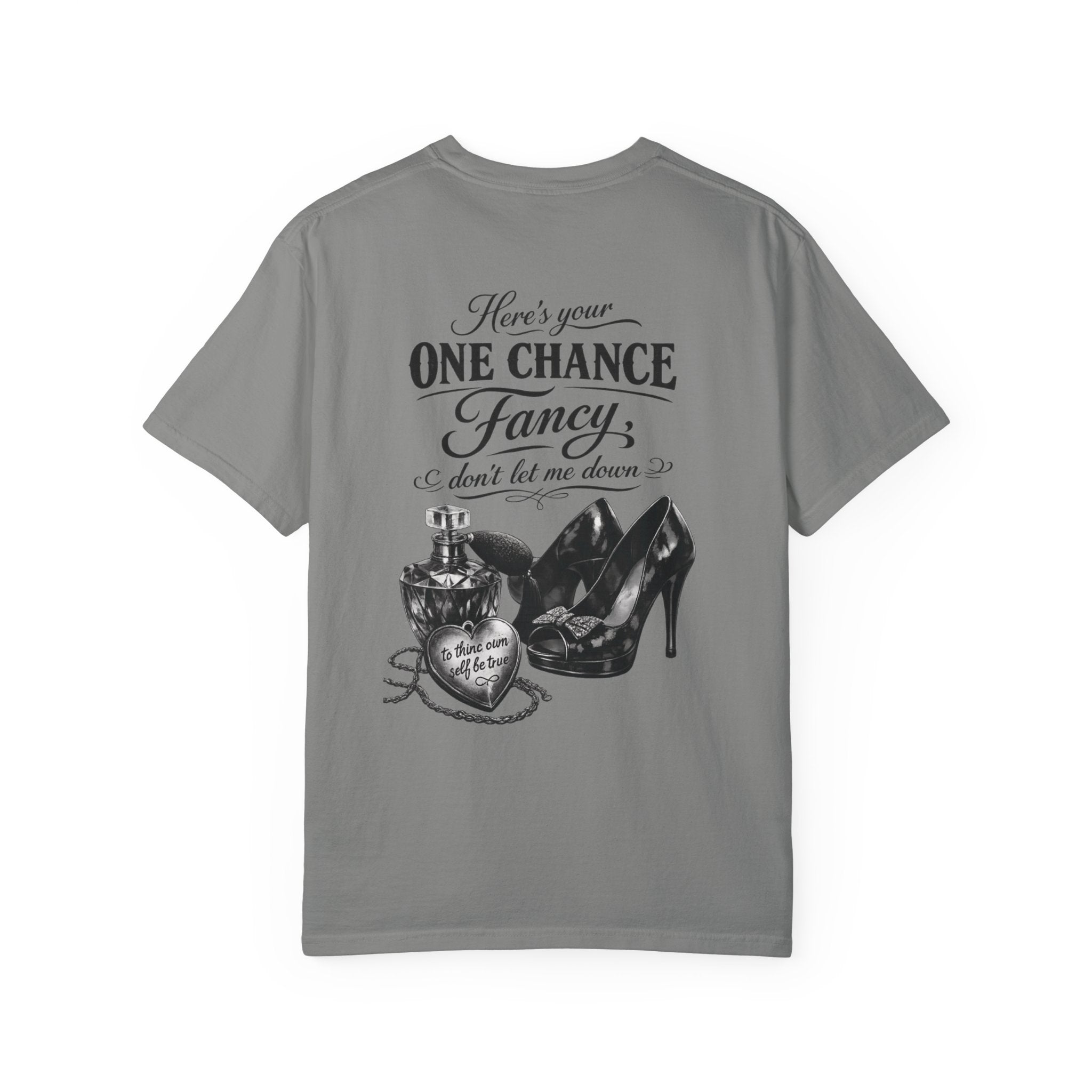 "Here's your one chance Fancy"