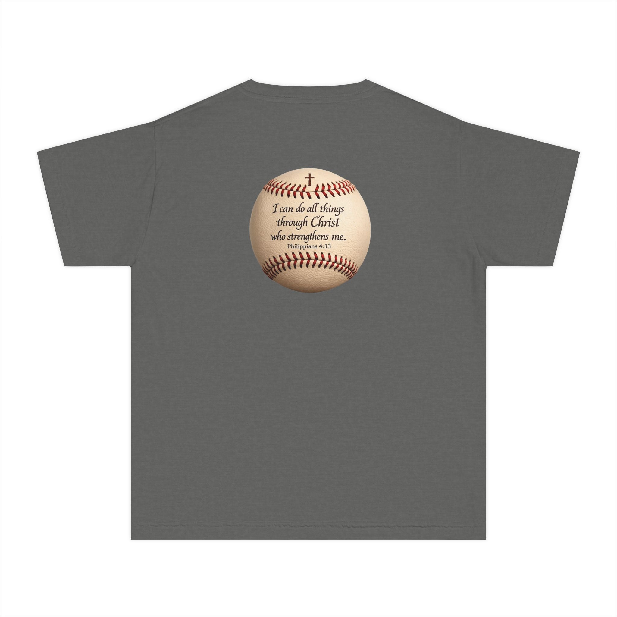 Baseball "I can do all things" Youth Tee