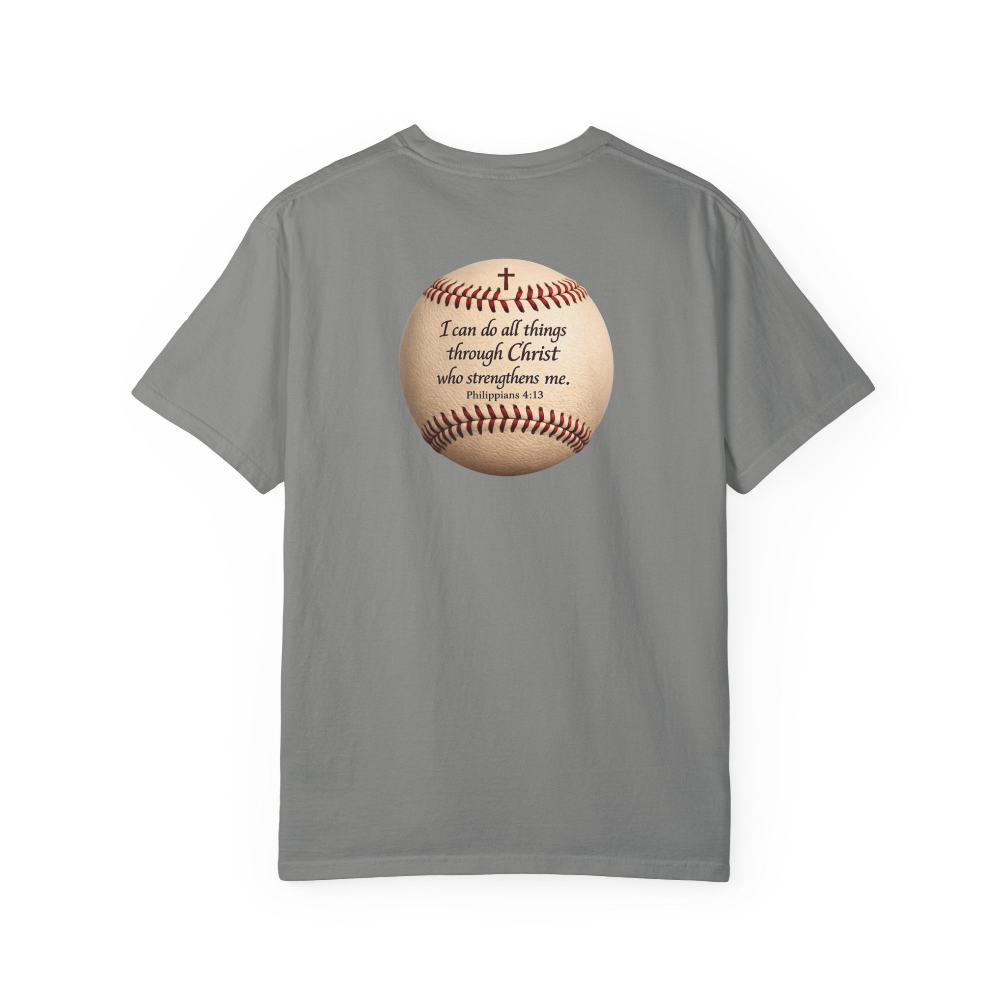 Baseball "I can do all things" Adult Tee