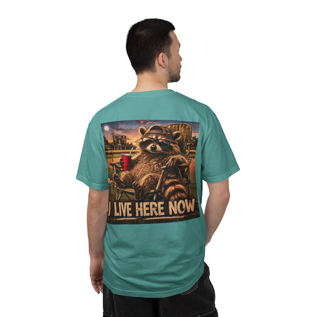 "I live here now" Dad shirt